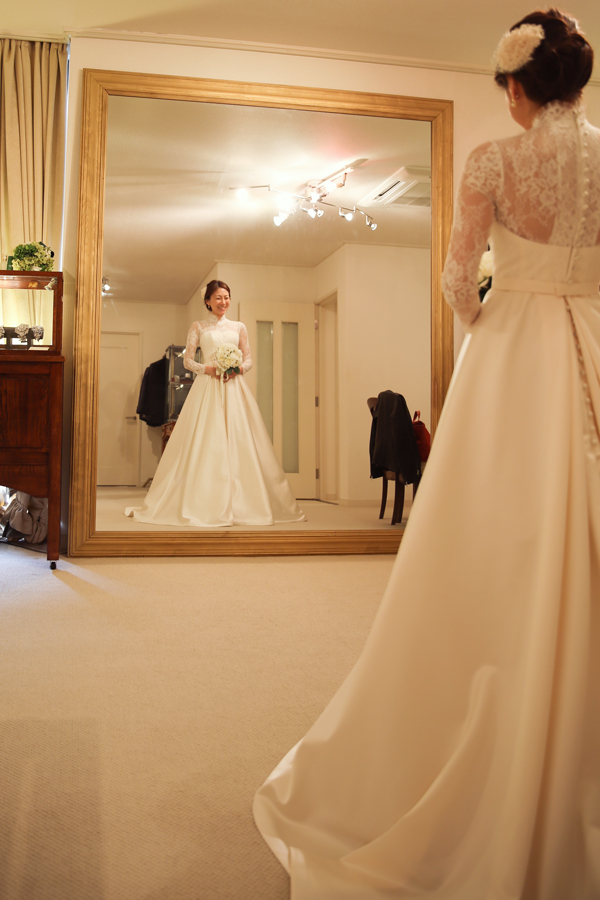 Q E D Club にて挙式 披をされる とても素敵な花嫁様と素敵なオーダーウェディングドレス Anela Clothing Staffのブログ